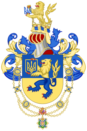 Coat of Arms of Leonid-Kuchma (Spanish Order of the Civil Merit)