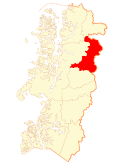 Location of the Coihaique commune in Los Aisén Region