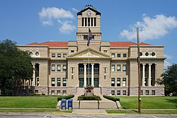 The Navarro County Courthouse in Corsicana