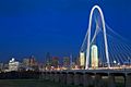 Dallas bridge skyline