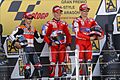 Dani Pedrosa, Casey Stoner and Nicky Hayden 2010 Aragón