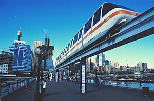 Darling Harbour monorail 1990