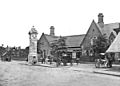 Didsbury Railway Station and clock c.1910