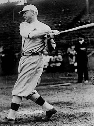 Duffy Lewis at bat