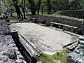 Eastern latrine, the public toilets along the central road, the Greath Baths complex, Ancient Dion (6948376030)