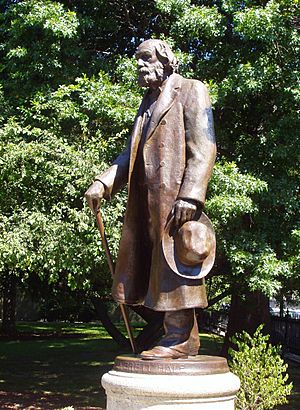 Edward Everett Hale statue, Boston Public Garden, Boston, Massachusetts