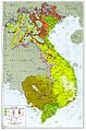 Ethnolinguistic map of Indochina 1970