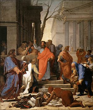 Eustache Le Sueur - The Preaching of St Paul at Ephesus - WGA12613