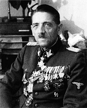 Artur Phleps wearing Waffen-SS dress uniform