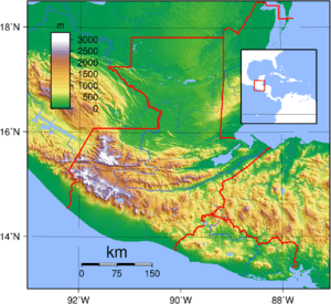 Guatemala Topography