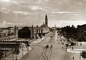 Guilherme Gaensly - Estação da Luz, c. 1900