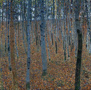 Gustav Klimt - Beech Grove I - Google Art Project