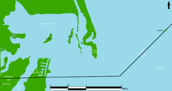 Indian & Gard Islands in North Maumee Bay map.png