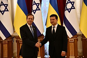 Isaac Herzog state visit to Ukraine, October 2021 (GPOHA1 3215)