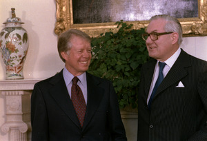 Jimmy Carter and James Callaghan, Prime Minister of Great Britain., 03-23-1978 - NARA - 178479