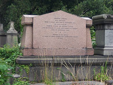 Joseph Locke grave -Kensal Green Cemetery-5July2006