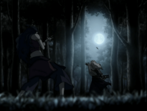 Katara learns bloodbending