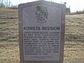 Koweta Mission Marker