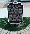 Leland Stanford Plaque Port Washington, WI