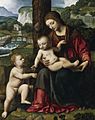 Madonna with Child and Young St John