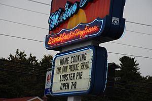 Maine Diner sign