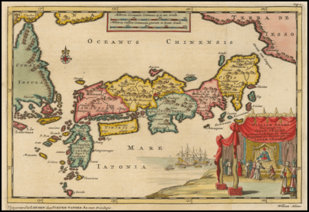 Map-of-Japan-1707-William-Adams-Visits-Shogun