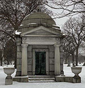 Mausoleum of Charles Frederick Gunther at Rosehill Cemetery, Chicago