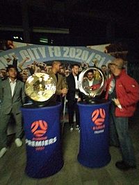 Melbourne City Premiers Champions Celebration