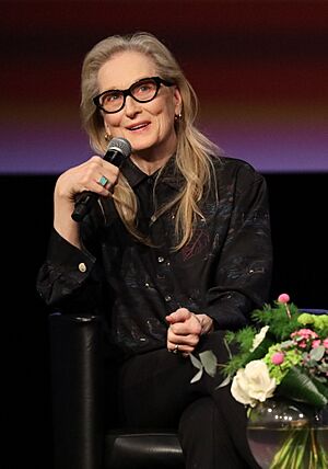 Meryl Streep interview at Festival de Cannes 2024 (cropped)