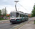 Metrolink tram in Eccles