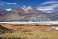 Miscanti Lagoon near San Pedro de Atacama Chile Luca Galuzzi 2006