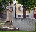 Monument to Andrés Laguna in Segovia, Spain