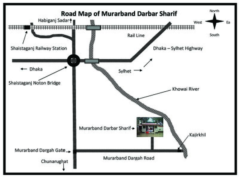 Murarband Darbar Sharif Road Map