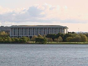 National Library at Dusk