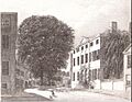Numbers 23 and 24 Franklin Place, Boston (Nutting painting)