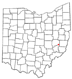 Location of Quaker City, Ohio