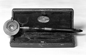 Ophthalmoscope designed by Richard Liebreich circa 1860. Wellcome M0018844