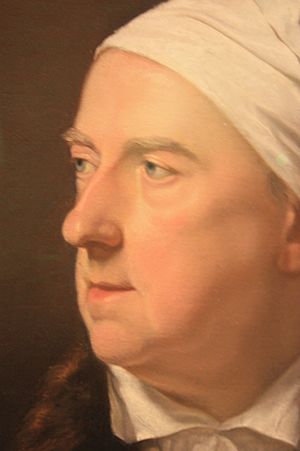 Pastel portrait of Gavin Hamilton (detail) by Archibald Skirving, 1788
