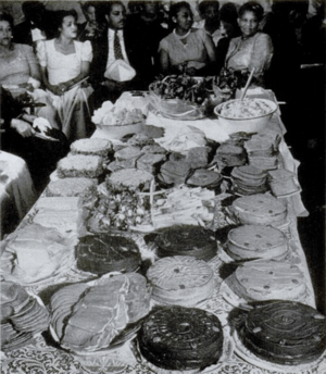Prophet Jones feast table Nov 1944