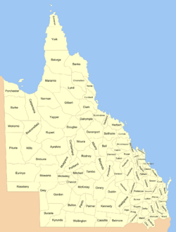 Queensland cadastral divisions 1893