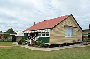 Roadvale State School, Block A, exterior, from NW, 2018