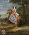 Ryttarporträtt på Madame La Duchesse De Bouillon, 1670-tal - Skoklosters slott - 100374