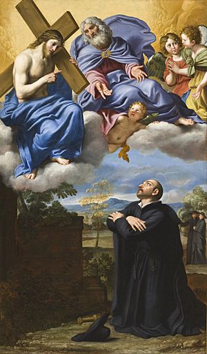 Saint Ignatius of Loyola's Vision of Christ and God the Father at La Storta LACMA M.89.59