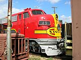 Santa Fe -49 EMD F7 at Fair Park 09.2006 -1