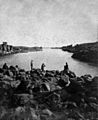 Snake River near Taylor's Bridge, by Jackson, William Henry, 1843-1942 cleaned