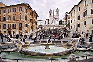 Spanish steps Rome Italy