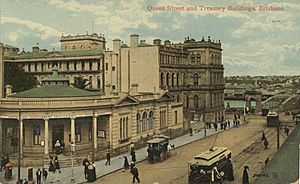StateLibQld 2 67514 Queensland Government Treasury Buildings, Queen Street, Brisbane, ca.1907