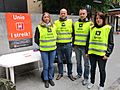 Striking workers organised in the Norwegian labour union UNIO