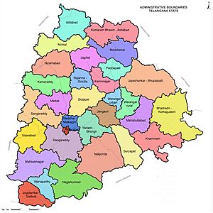 Telangana new districts 2016