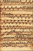 Toccata and Fugue in D minor, BWV 565 (Johannes Ringk manuscript, pg4)
